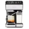 CAFETERA EXPRESO CAPUCHINO LATE CHEFMAN 6 EN 1 TOUCH CON 15 BARES 1 8LTS ACERO INOX