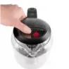 TETERA ELECTRICA CHEFMAN INALAMBRICA 1 7LTS LUZ LED JARRA DE CRISTAL NEGRO