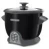 Olla Arrocera Black Decker Capacidad 28Tzs 9 Programas Tapa Vidrio Multiusos Negra