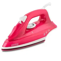Plancha De Ropa Black Decker  1200W Antihaderente Auto Clean Roja