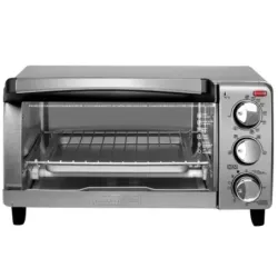 Horno Tostador Black Decker 4 Rebanadas Conveccion Natural 1150W Acero Inox