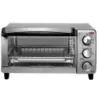 Horno Tostador Black Decker 4 Rebanadas Conveccion Natural 1150W Acero Inox
