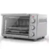 Horno Tostador Airfryer 5 En 1 Black Decker 6 Rebanadas 1500W Acero Inox