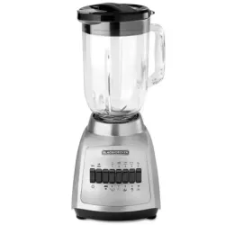 Licuadora Black Decker Durapro 10 Velocidades 550W Jarra Vidrio 1 25 Lts Acero Inox