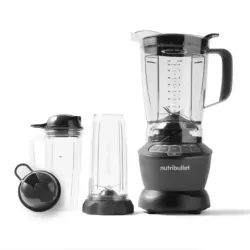 Licuadora Nutribullet 10Pcs 4 Vel  1200W Jarra Plastico 1 8Lts Color Gris