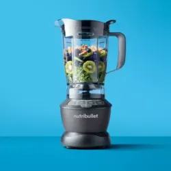 Licuadora Nutribullet 10Pcs 4 Vel  1200W Jarra Plastico 1 8Lts Color Gris
