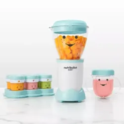 LICUADORA NUTRIBULLET BABY 20PCS 200W PLASTICO COLOR CELESTE