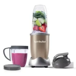 Licuadora Nutribullet 9Pcs 900W Jarra Plastico Color Champagne