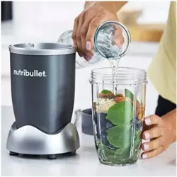 LICUADORA NUTRIBULLET 8PCS 600W JARRA PLASTICO COLOR GRIS