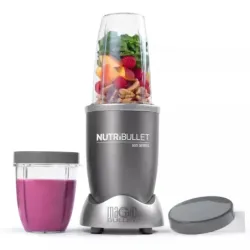 LICUADORA NUTRIBULLET 8PCS 600W JARRA PLASTICO COLOR GRIS