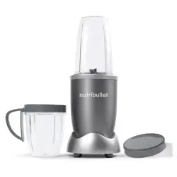 LICUADORA NUTRIBULLET 8PCS 600W JARRA PLASTICO COLOR GRIS