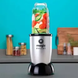 LICUADORA MAGICBULLET 7PCS 250W PLASTICO COLOR PLATA