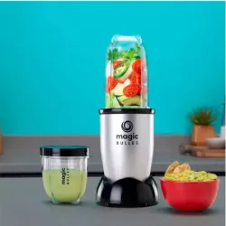 LICUADORA MAGICBULLET 7PCS 250W PLASTICO COLOR PLATA