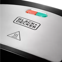 Sandwichera Black Decker Panini 2 Panes  700w Negra