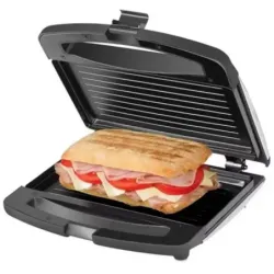 Sandwichera Black Decker Panini 2 Panes  700w Negra