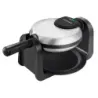 Waflera Giratoria Black Decker Estilo Belga Divisor De 4 Secciones Antiadherente Gris