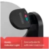 Waflera Giratoria Black Decker Estilo Belga Divisor De 4 Secciones Antiadherente Gris
