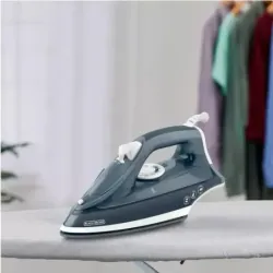 Plancha De Ropa Black Decker  1200w Antihaderente 6 Funciones Azul