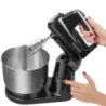 Batidora De Pedestal Black Decker 250w 5 Velocidades Tazon Acero Inox  Negra