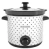 OLLA DE COCCION LENTA BLACK DECKER CAPACIDAD 4LTS 3 AJUSTES 200W PERRILLA TAPA VIDRIO BLANCO