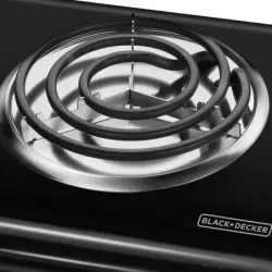 Hornilla Electrica Black Decker Luz Indicadora  1000w Negro