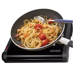 Hornilla Electrica Black Decker Luz Indicadora  1000w Negro