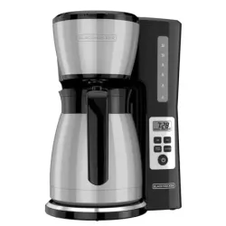 Cafetera Black Decker 12 Tazas Programable Termica Digital Con Jarra De Acero Inox