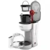 CAFETERA BLACK DECKER-12 TAZAS-SISTEMA GOTEO-BOTON ENCENDIDO Y APAGADO-BLANCA