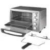 Horno Tostador Airfryer 7 En 1 Black Decker Con Sistema Conveccion 1500w Acero Inox