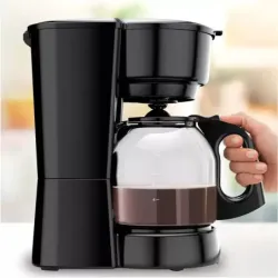 Cafetera Black Decker 12 Tazas Sistema Goteo Boton Encendido Y Apagado Negra