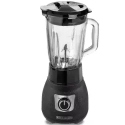 LICUADORA BLACK DECKER CYCLONE 1000W 2 VELOCIDADES 1.5 LTS JARRA VIDRIO NEGRA