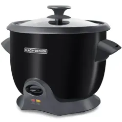 OLLA ARROCERA BLACKDECKER 20 TAZAS MULTIUSOS NEGRA