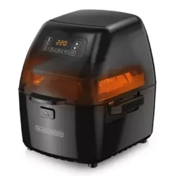 Freidora de Aire Black Decker Saludable 4 En 1 Frie Hornea Rostiza Asa 5Lts Panel Dig  Negro