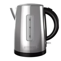 Tetera Electrica Black Decker 1500W 1 7 Lts Apagado Automatico Base Giratoria Acero Inox
