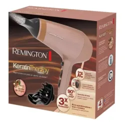 Secador de Cabello Remington con Terapia de Keratina 1900W 3 Ajustes 2 Vel  Rosado