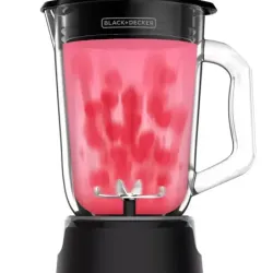 LICUADORA BLACK DECKER HILEX 800W JARRA VIDRIO 1.5 LTS 4 VEL. NEGRA