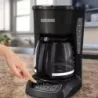 CAFETERA BLACK DECKER-12 TAZAS-DIGITAL-APAGADO AUTOMATICO-NEGRA