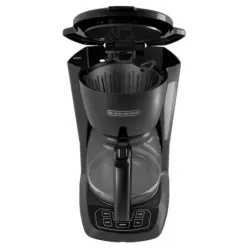 CAFETERA BLACK DECKER-12 TAZAS-DIGITAL-APAGADO AUTOMATICO-NEGRA