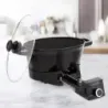 Olla Multifuncion Black Decker 28 Tazas 5 Funciones 800W Tapa de Vidrio Templado Negra