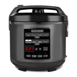 Olla Multifuncion Black Decker Digital 12 Tazas 12 Funciones 500W Negra