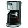 CAFETERA BLACK DECKER 12 TAZAS PROGRAMABLE DIGITAL CON JARRA DE VIDRIO NEGRA