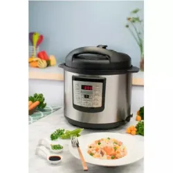 Olla de Presion Black Decker Multiuso Digital con 7 Funciones Tapa Removible