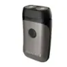 AFEITADORA RECARGABLE REMINGTON 2 CABEZAS ROTATIVA INALAMBRICA NEGRA