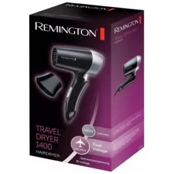 SECADOR DE CABELLO REMINGTON DE VIAJE 1400W NEGRO