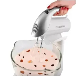 Batidora de Pedestal Black Decker 250W 5 Velocidades Tazon Blanca