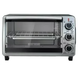 HORNO TOSTADOR BLACK DECKER 4 REBANADAS 1350W ACERO INOX.