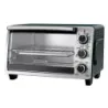 HORNO TOSTADOR BLACK DECKER 4 REBANADAS 1350W ACERO INOX.