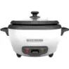OLLA ARROCERA BLACKDECKER 3 TAZAS MULTIUSOS BLANCA