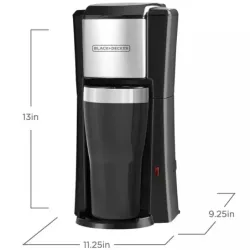 CAFETERA BLACK DECKER 1 TZS CON FILTRO Y JARRA ANTIADHERENTE