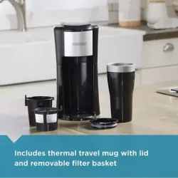 CAFETERA BLACK DECKER 1 TZS CON FILTRO Y JARRA ANTIADHERENTE